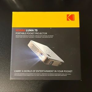 Kodak Luma 75 portable pocket projector NEW Unopened